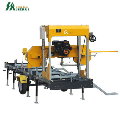18 HP Serratura portatile a benzina con rimorchio EPA certificata macchina di taglio del legno