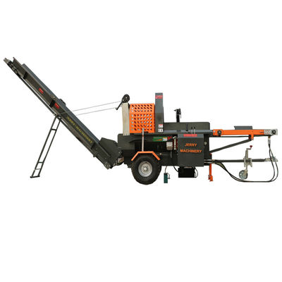 20 tonnellate Splitter di legno orizzontale Splitting Hydraulic Machine per il taglio di rami di legno