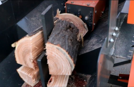 Splitting wood Wounded Log Splitter 20T Processore di legna da ardere con diesel idraulico