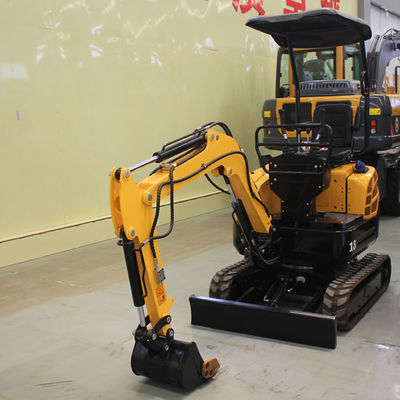 Profondità di scavo 2200mm Mini trattore 2 tonnellate Crawler Digger Micro escavatore
