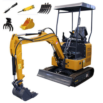 Escavatore mobile da 1 tonnellata a 1,5 tonnellate Micro Mini per proprietari di case