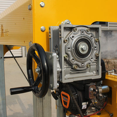 Legno 36 pollici segatrice a fascia con motore elettrico da 7,5 kW e motore da 27 CV