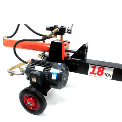 Spartizione di legno 18 tonnellate Processore elettrico portatile di legna da ardere Spartizione idraulica di legno