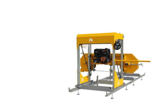 Taglio di legno industriale segatura portatile con rimorchio segatura a fascia orizzontale