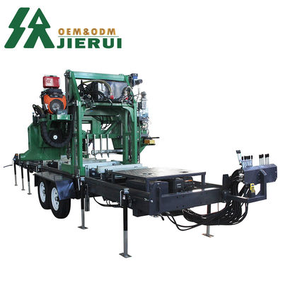 27HP benzina Legno di taglio Bandsaw Saw Mill Machine per la lavorazione del legno di tronco