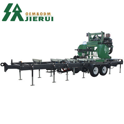 Serratura a fascia di tronco tipo 27HP 31 pollici Serratura a fascia portatile per taglio di legno con disegno orizzontale
