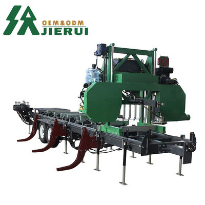 15-35kW Potenza Full Automatic Portable CNC Bandsaw Mill per la lavorazione del legno Taglio di legno