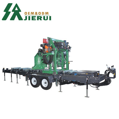 15-35kW Potenza Full Automatic Portable CNC Bandsaw Mill per la lavorazione del legno Taglio di legno