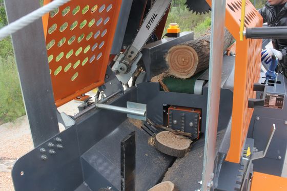 24 pollici 30 tonnellate seghe di taglio di legno taglio idraulico automatico