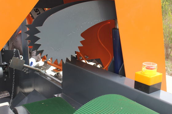 24 pollici 30 tonnellate seghe di taglio di legno taglio idraulico automatico