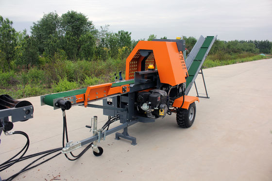 30 tonnellate di benzina da 18 CV Splitter di legno diesel per la foresta di tronchi 2300x1250x1750mm