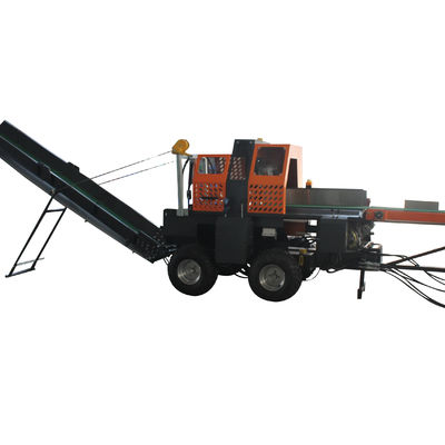 30T Gasoline Log Splitting Wood Cutting Firewood Processor Con Certificazione CE