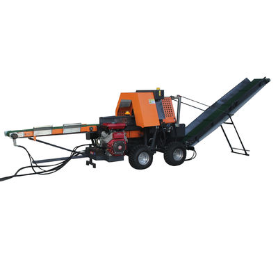 30T Gasoline Log Splitting Wood Cutting Firewood Processor Con Certificazione CE