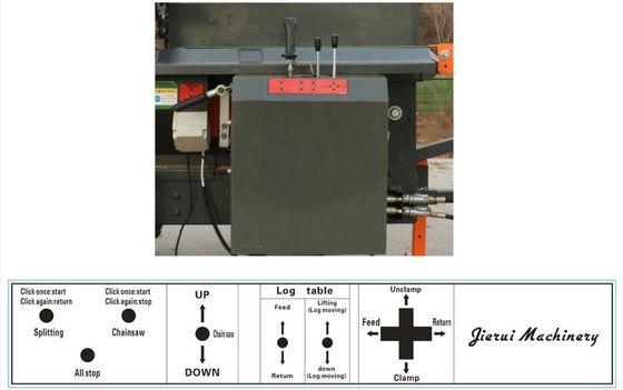 JR480 Processore di legna elettrico portatile per la spaccatura del legno OEM