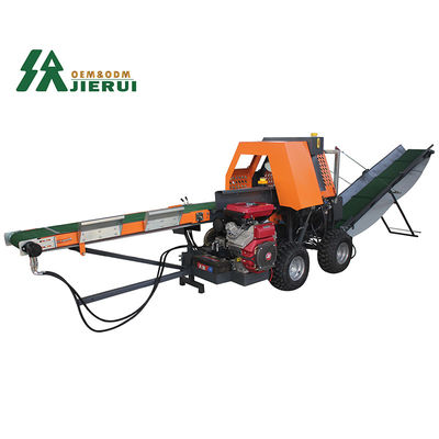 Splitter per tronchi di benzina da 30 t di diametro 600 mm Processore di legna usata per macchine forestali